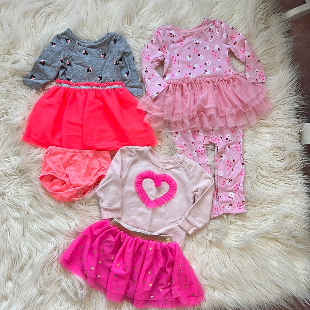 Valentines Bundle! ❤️ 3 outfits 18 month girl